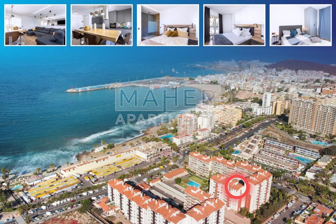 Appartement Spectacular Sea View Penthouse à Los Cristianos  Extérieur photo